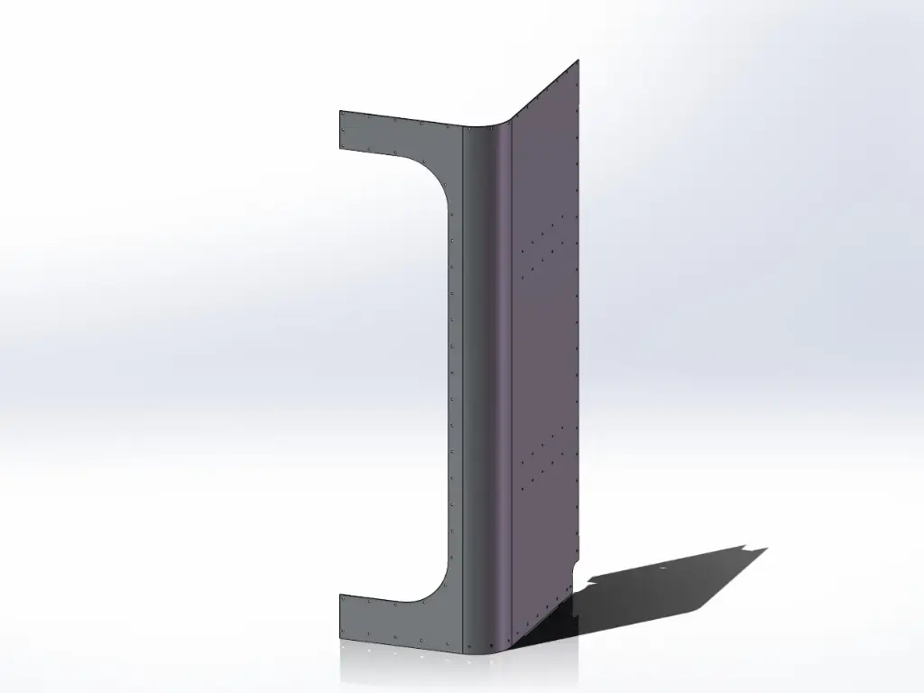 [SLI000065] Peterbilt Old Style 379 Sleeper Panels - Back Corner Drivers Side