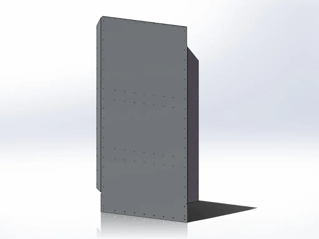 Peterbilt Old Style 379 Sleeper Panels - Passengers Side, 36" (44"), Flat Top