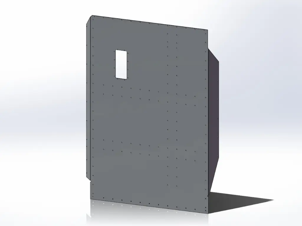 Peterbilt Old Style 379 Sleeper Panels - Passengers Side, 48" (58"), Flat Top