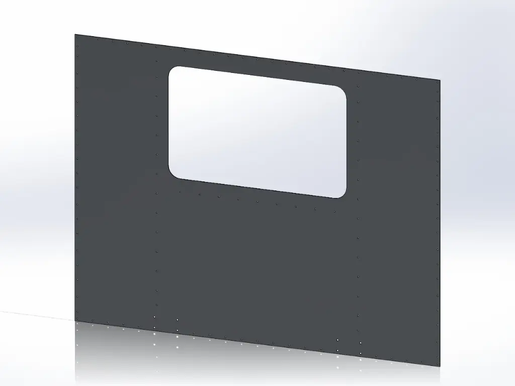 Kenworth Sleeper Panels - Back, Old Style