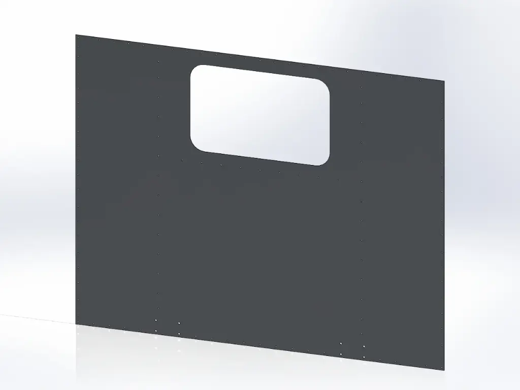 Kenworth Sleeper Panels - Back, Old Style