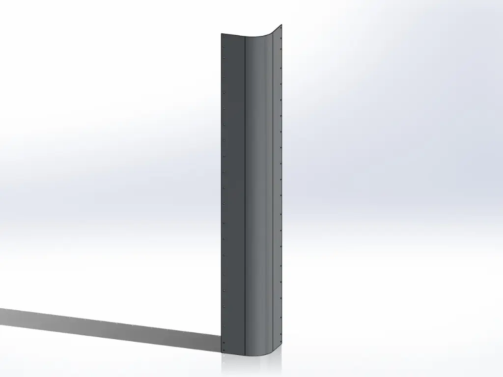 [SLI000138] Kenworth Sleeper Panels - Back Corners (Drivers Side)