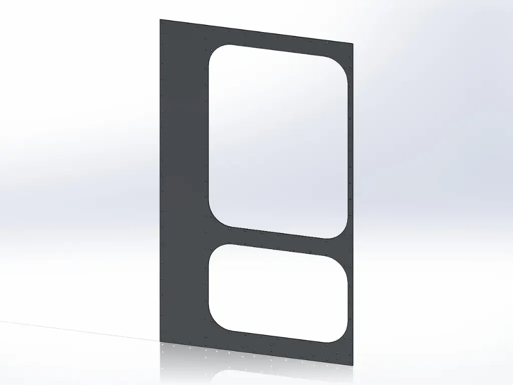 [SLI000154] Kenworth Sleeper Panels - Sides, 62" (2 Doors, Drivers Side)