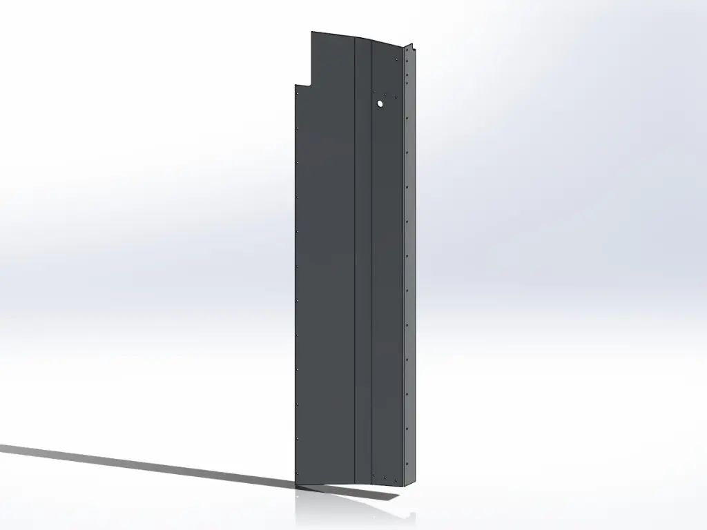 [SLI000166] Kenworth Sleeper Extensions - Bottom, T660/T680 (Drivers Side)