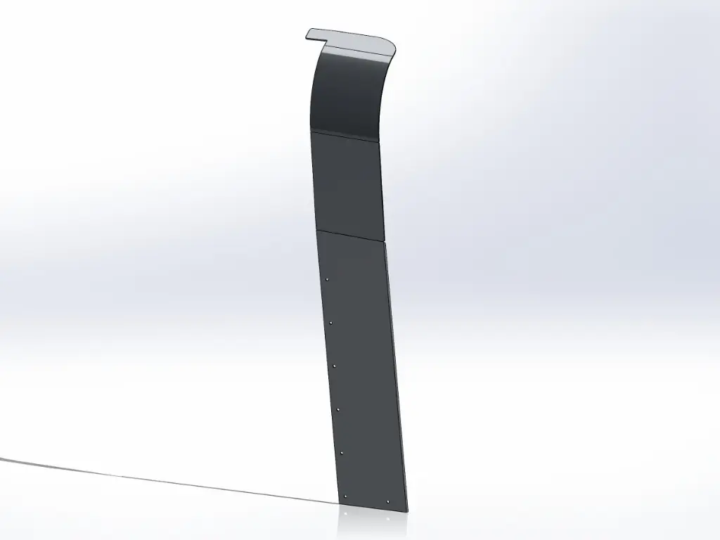 [SLI000178] Peterbilt 70″ (78″) Short Sleeper Extensions - Top (Drivers Side)