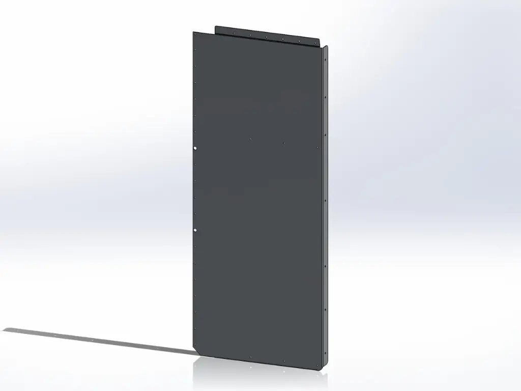 [SLI000182] Peterbilt 69″ (80″) Sleeper Extensions - Rivet On (Drivers Side)