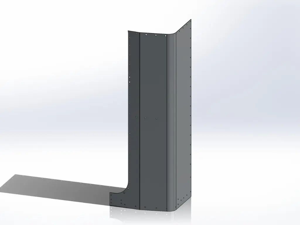 [SLI000190] Kenworth Day Cab Back Corner Panels - Old Style (Drivers Side)