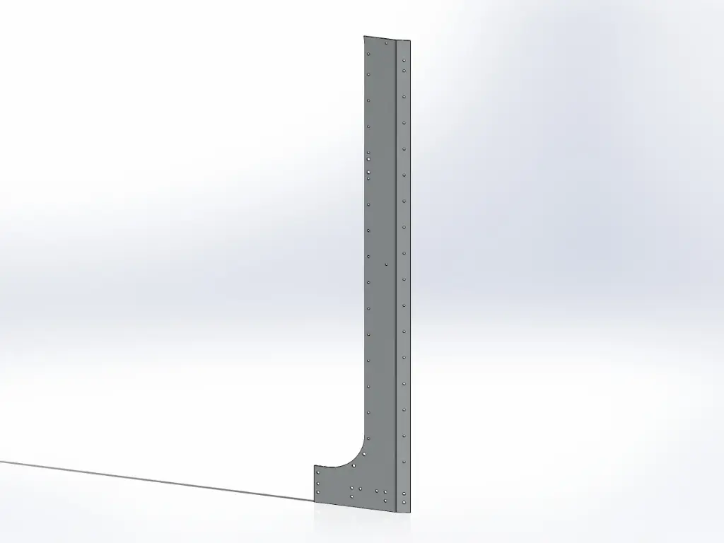 [SLI000192] Kenworth Cab Back Corner Panels (Drivers Side)