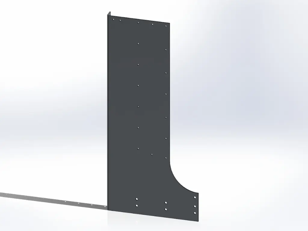 [SLI000202] Kenworth Cab Cowl Panels - New Style, No Air Cleaners  (Drivers Side)