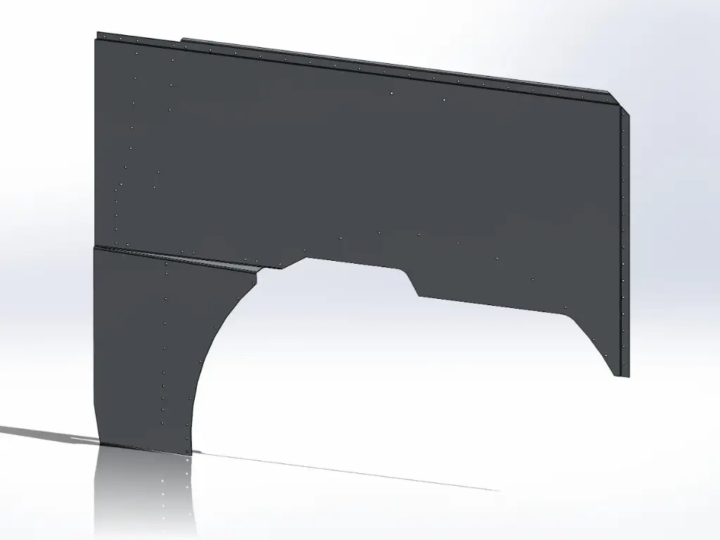 Peterbilt 379 Long Hood Side Panels 