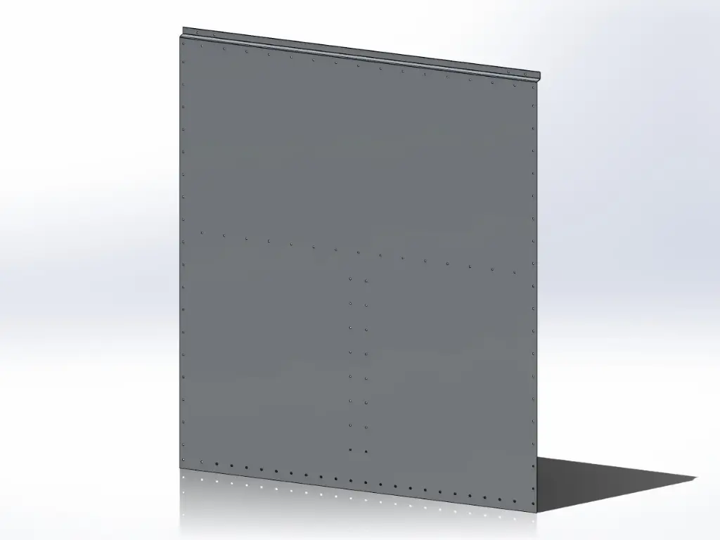 [SLI000062] Peterbilt Old Style 379 Sleeper Panels - Back (No Window)